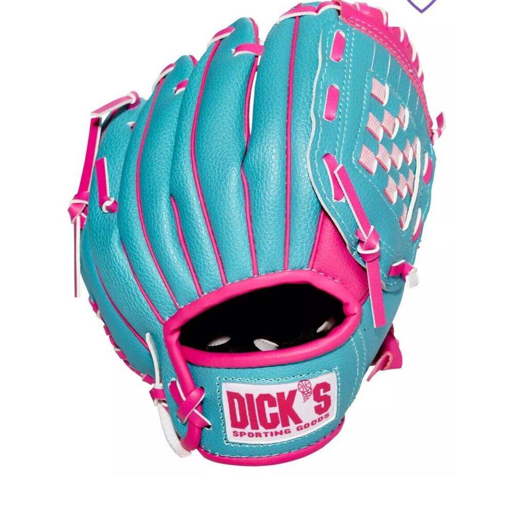 Dick's Sporting Goods Blue & Pink Toddler Girl Softball Tee-Ball Glove
